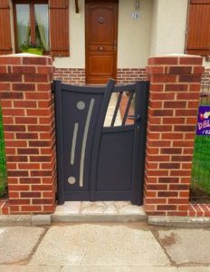 portillon design fabriqué art et portails