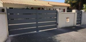 portail alu design deux battants art et portails