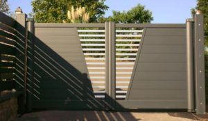 portails design aluminium grafic