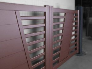 portail aluminimum battant design