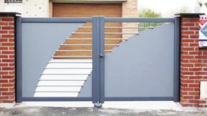 portail aluminium design esthete