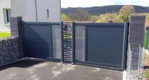 portail alu design et original, as ouvertures