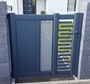 portillon alu hybride Art et Portails