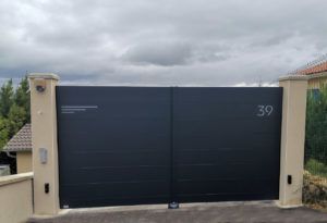 portail aluminium design art et portails